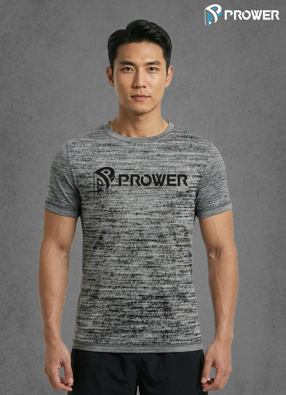 Prower T-shirt Training Tee 2024 Edition - Grey, XXL image