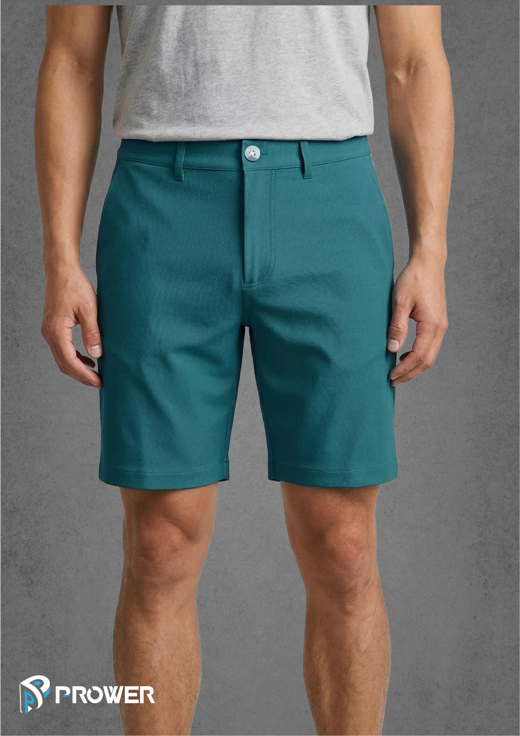 Prower Golf Elite - Classic Shorts 01 - Harbour Green, 30 image