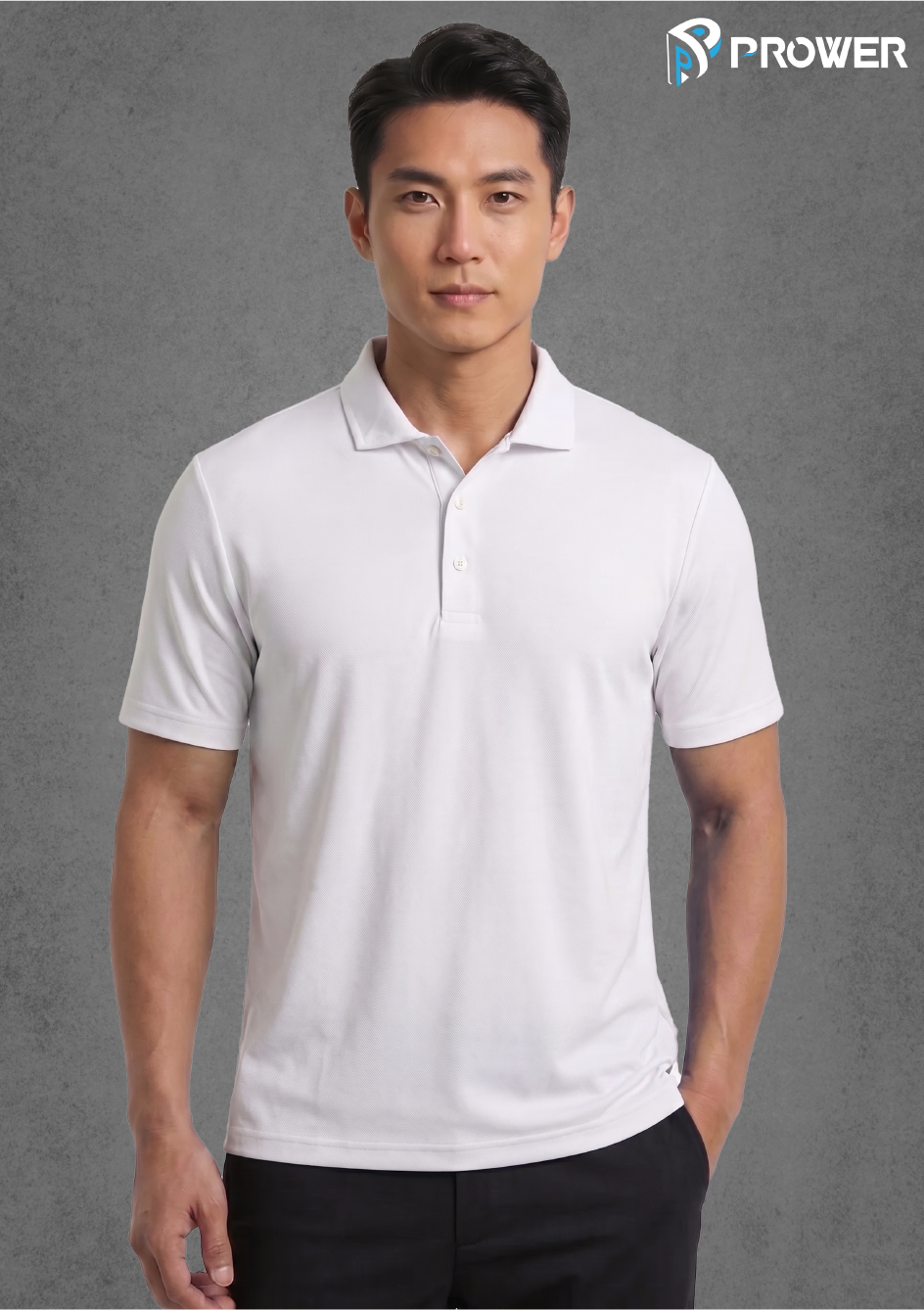 Pro-Series Pastel Polo - XL, White image