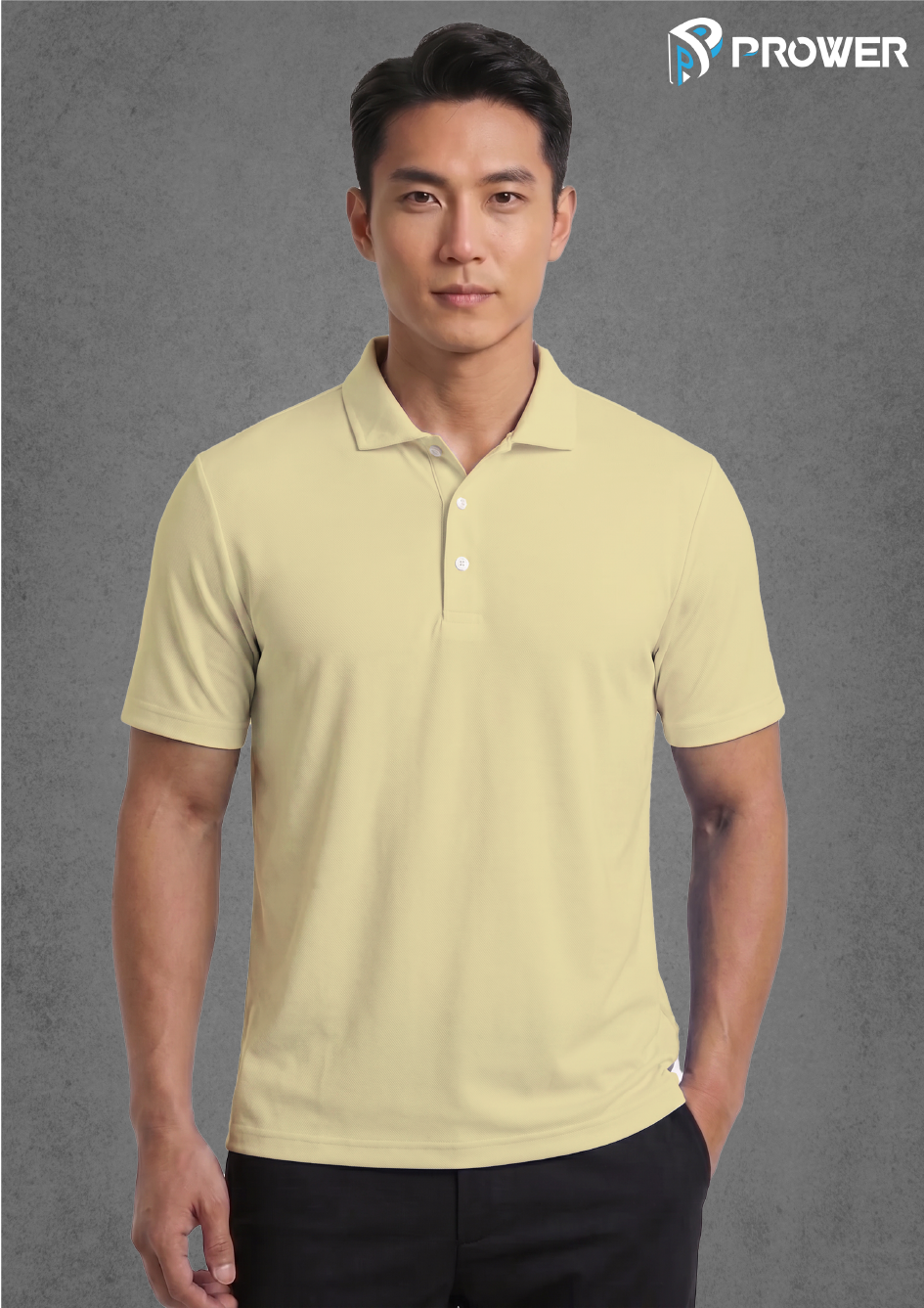 Pro-Series Pastel Polo - L, Chalk Yellow image