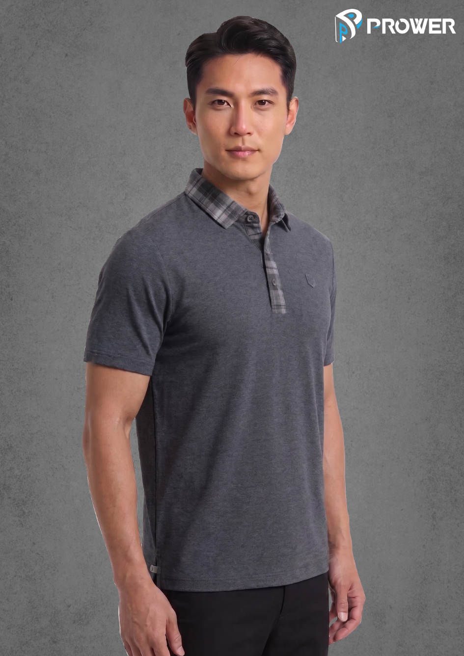 Pro Classic Polo Checkered - XL, Grey image