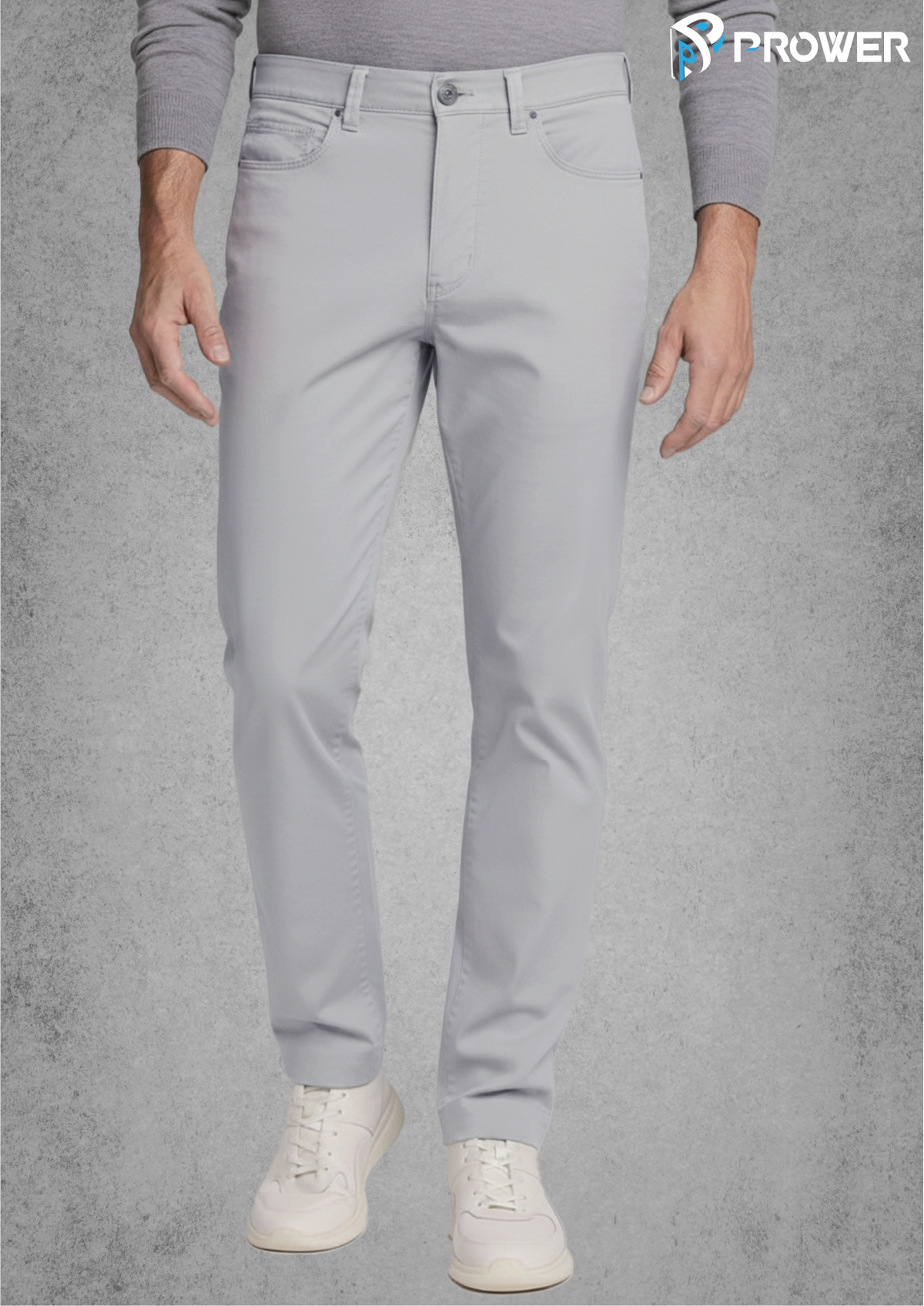 Motion Tech - 5 Pocket Pants - 34, Light Grey image