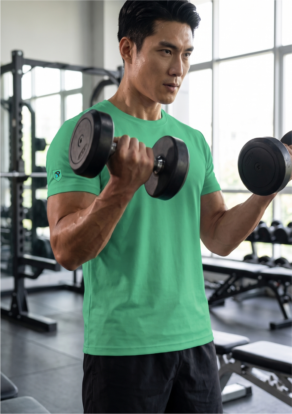 Performance T-shirt - Teal Ice, L image