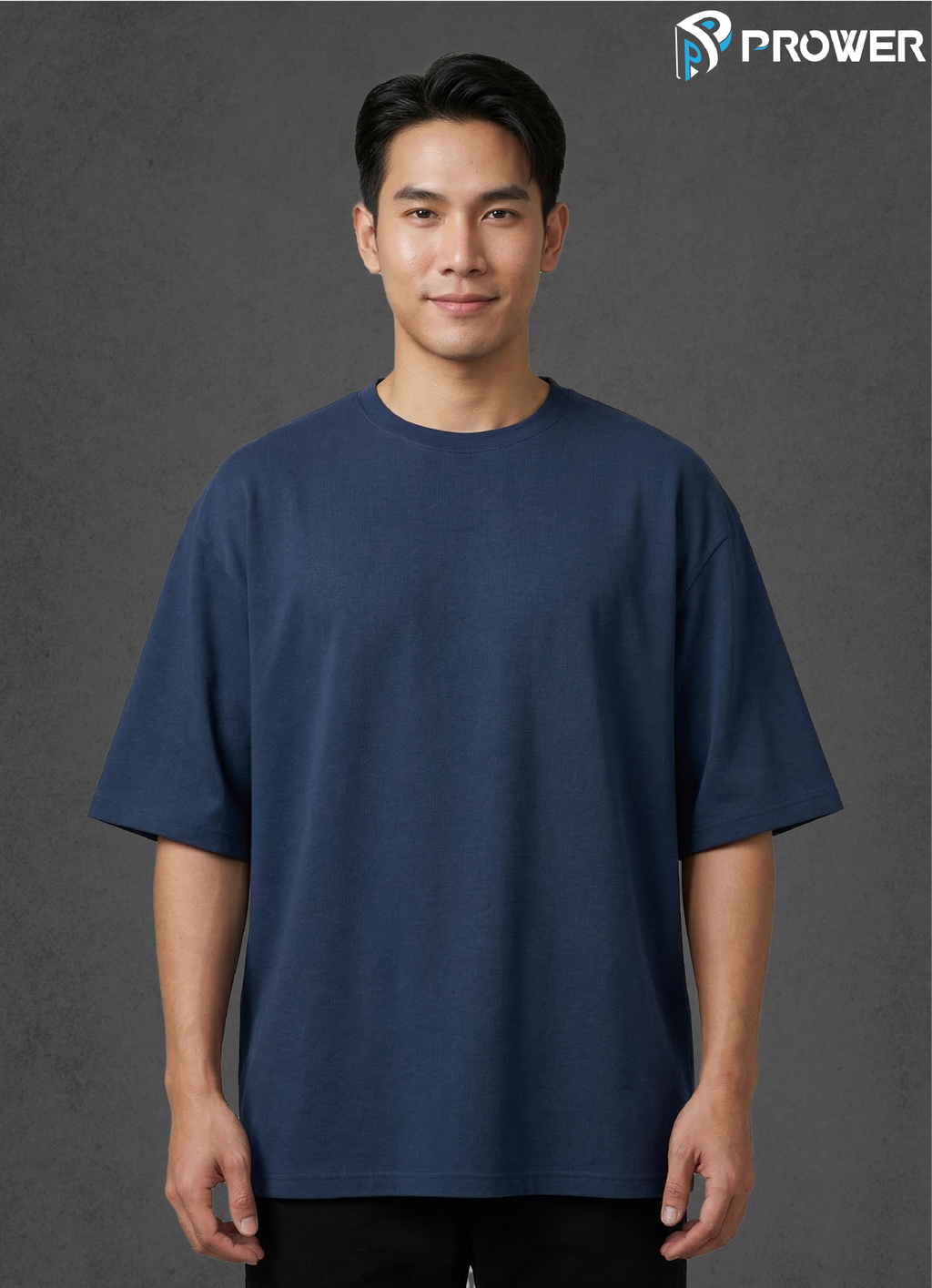 Prower Oversized T-Shirt - Navy, S image