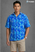 Prower Hawaiian Shirt - S, Hawaii-Blue image